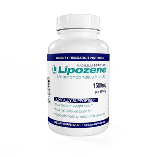 Lipozene Weight Loss Supplement Clinically Proven Konjac Root Fiber Blend