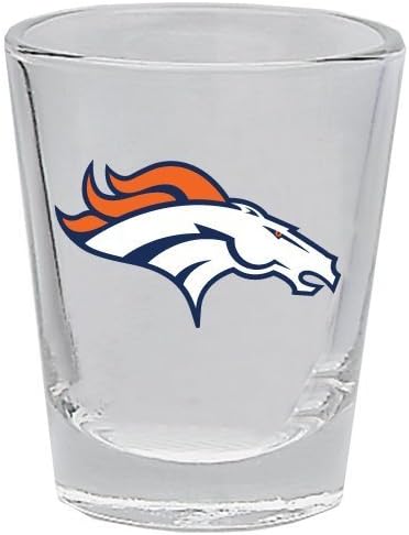 Hunter 1101-10-2332 Shot Glass44; 2 oz. Denver Broncos