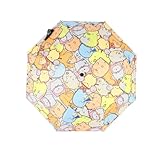 【サイズ】（約）直径 95cm 長さ 55.5cm（収納時 長さ 25cm）重量（約）：350g 【超耐久性】鋼製の傘骨を採用し、通常の傘より強靭な設計となっていて、腐食損傷を防止します、軽さと丈夫さを兼備しています。 【晴雨兼用】 高密度なポンジー生地を採用して、傘布にlus技術の防水加工をして、蓮の葉と同じ絶好な防水効果があります。雨水に遭うと、すぐ水滴の形になれて落ちます。傘を閉じた後、軽く振るだけで雨水が落ちることで、傘布は短時間で乾くことです。 【晴雨兼用多機能】表面採用して、傘布にL...