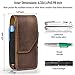 SOGCASE Genuine Leather Multitool Sheath Replacement for Leatherman - Premium EDC Belt Organizer Pouch with Magnetic Closure for Folding Tools, Darkbrown
