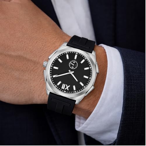 Image of styledose Men's Watch Analog Quartz with Chronograph & Silicone Strap -Casual & Formal Wrist Watch for Men