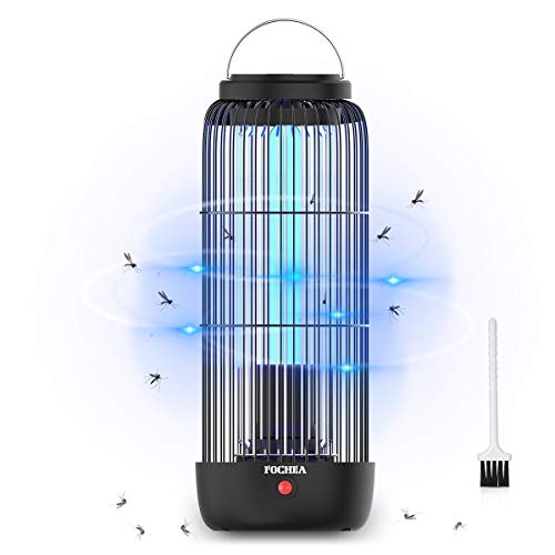 FOCHEA Lampe Anti Moustique, 11W UV Anti Moustique Electrique Efficace 40m² Anti Insectes Répulsif, Destructeur d' Insectes Non Toxique pour Maison, Bureau, Dortoir