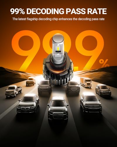Image of SEALIGHT 9007 HB5 Bulbs, 6500K White, 84,000LM Brightness, Easy 3 Min Plug and Play, IP68 2026 Version 99% Compatibility, Long Lifespan, 2 of PCS