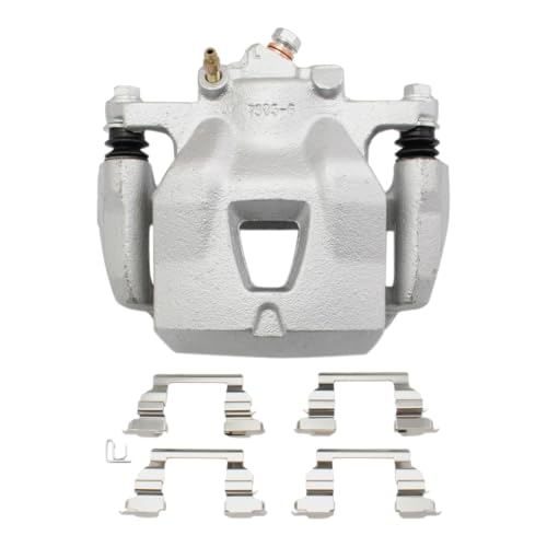 Image of TRQ Front Right Brake Caliper w /Bracket Passenger Side