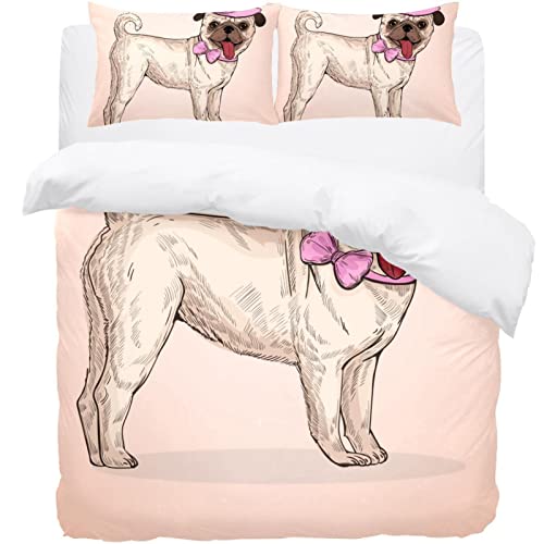 Parure de lit chaude carlin housse de couette drap lit double