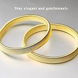Canvas Trend 2 Pcs Gold Sleeve Garters Women and Men, Anti-Slip Shirt Armbands Keeps Cuffs From Sliding, Stretch Elastic Long Sleeve Shirt Holder and Arm Bands for Comfortable Wear Clothing Keepers - Image 7