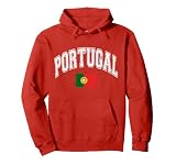 Portugal Portuguese Flag Graphic Pullover Hoodie