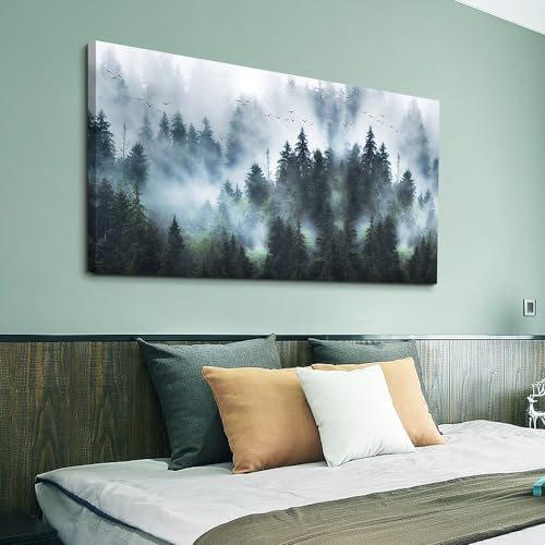 DZRWUBHS Large Size Abstract Canvas Wall Art For Living Room Decorations For Bedroom Office Wall Decor Abstract Mountain Wall Painting Framed Pictures Artwork Farmhouse Home Decor Art 30"X60"