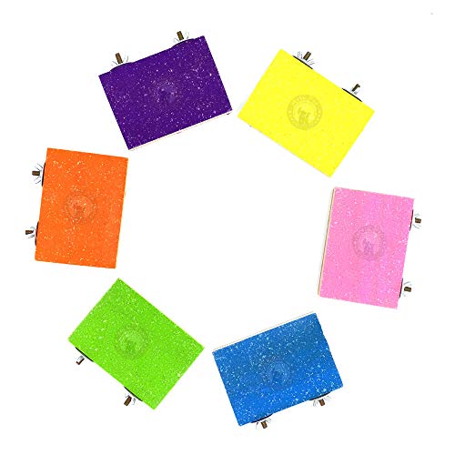 Colorful Bird Perch Stand Platform Natural Wood Playground Paw Grinding Clean For Pet Parrot Budgies Parakeet Cockatiels Conure Lovebirds Rat Mouse Cage Accessories Exercise Toys (Random) #TOP2