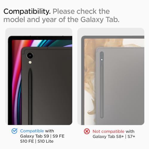 Spigen GLAStR EZ FIT designed for Samsung Galaxy Tab S9 Screen Protector (11 inch) Premium Tempered Glass with Auto Align technology - [Case Friendly]