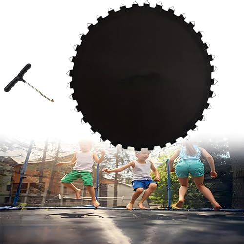 Replacement Trampoline Mat,Fits 6FT-16FT Round Trampoline Frame,8 Row Stitch Trampoline Jumping Mat, Waterproof, UV Resistant ,High Elastic PP,Resistant,Round Trampoline Mat Replacement Parts,16ft/108