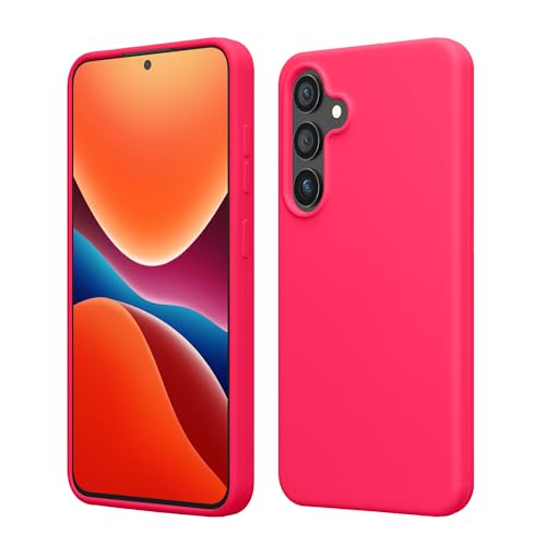 kwmobile Housse Compatible avec Samsung Galaxy S25 Plus Coque - Housse de téléphone Protection Souple en TPU Silicone - Rose Fluo