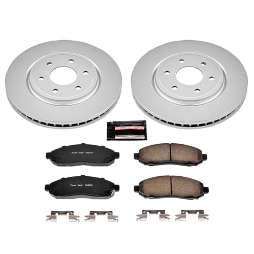 Image of PowerStop Z17 Brake Pad & Fully Coated Rotor Kit Front CRK142