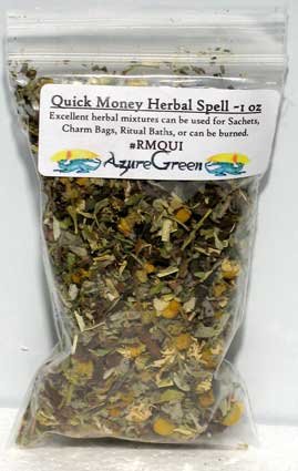 AzureGreen Spell Mix: Quick Money (RMQUI) -
