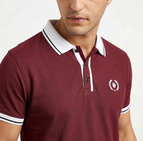 Image of JVX Men Polo T Shirt || Polo T Shirt for Men || Reguler Fit Tshirt for Man || Coller T-Shirt (Available in Plus Size, Also Available in Combo Packs) (MRT-222)