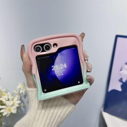 Coque Samsung Z Flip 5 finition bordure ondulée premium - 2