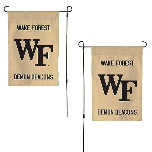 Desert Cactus Wake Forest University WFU Garden Flag – 19 x 12 inch Wake Forest Demon Deacons Banner, For Outdoor Display and Events (Design G)