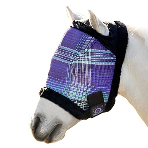 Kensington Fly Mask with Fleece Trim for Horses