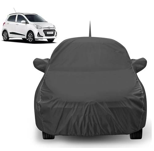 Auto Hub Car Cover Compatible with Hyundai Grand I10 with Mirror ...