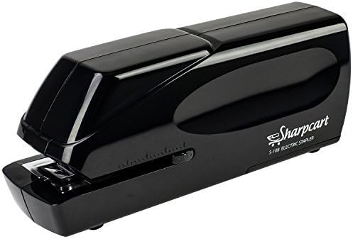 25 Sheet Capacity Electric Stapler – Automatic Heavy Duty No-Jam Stapler - Battery Operated or AC Powered (AC Power Adapter Included)