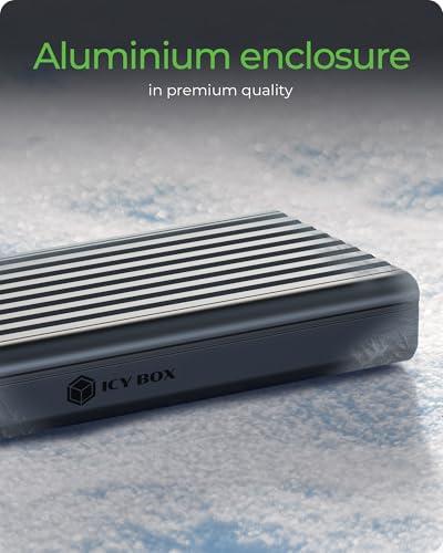 Caja externa para SSD M.2 NVMe 20Gbps ICY BOX USB-C miniatura 6