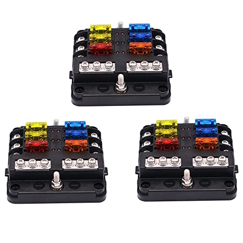 Bloc de fusibles 12V 24V étanche pour circuit électrique marine