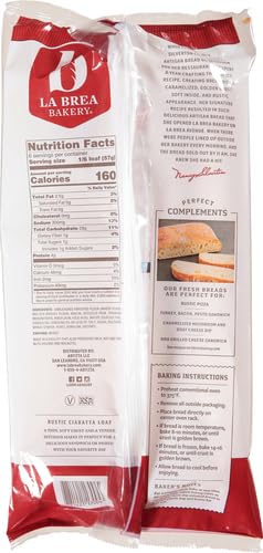 La Brea Bakery Take & Bake Rustic Ciabatta Loaf thumb #3