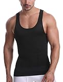Cacosa Men's Body Shaper Slimming Shirt Tummy Vest Thermal Compression Muscle Tank Top Base Layer Sl