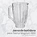 Imagen de ANAKEL HOME Repuesto Jarra Batidora Taurus 089152000 Compatible con Magnum 1000 y Optima 1300 I Vaso Licuadora de Vidrio con 1