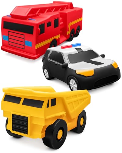 Image of SplashEZ Mold Free Bath Toys for Babies and Toddlers, Car No Hole Bath Toys, Bath Toys no Mold for Tub, Beach, Pool, BPA-Free, Safe, Fun Infant Baby Bath Toys No Holes 0 1-3 6 12 18 Month