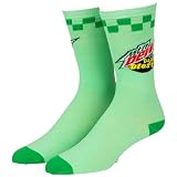 H3 Sportgear Mountain Dew Baja Blast Logo Crew Socks, Green