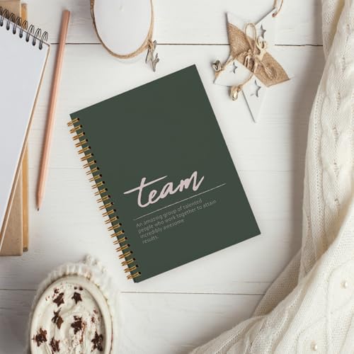 Carnet de notes vert hold fizz pour résoudre l'organisation d'équipe - 2
