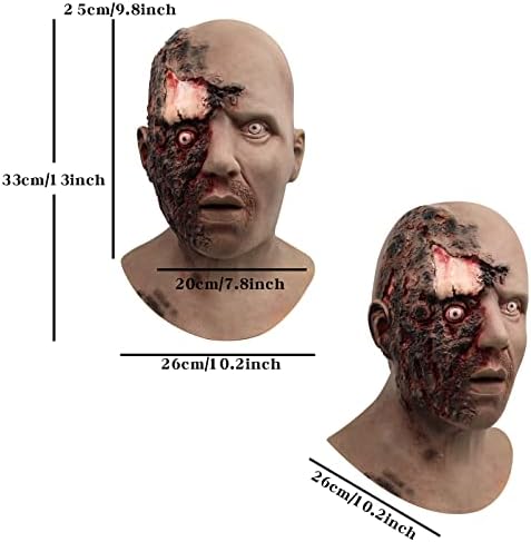 Yearsahrk Masque De Zombie D'horreur - Masque Fantôme