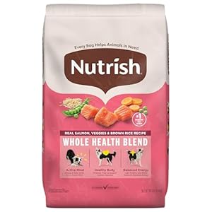 Nutrish Salmon Dry Dog Food, 26 Pound Bag