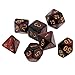Produktbild Sungpunet 7 Stück Polyhedrale Würfel für Dungeons und Dragons DND MTG RPG D20 D12 D10 D8 D6 D4 Tischspiele rot schwarz