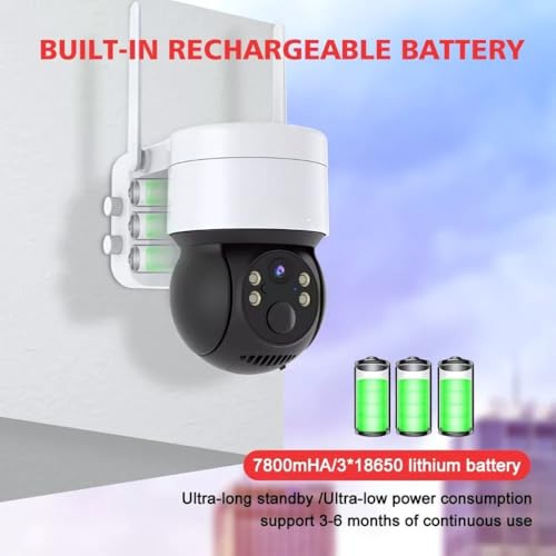 Camera Externa Q6 Painel Solar Dome Wifi Infravermelho