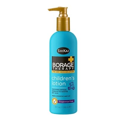 Shikai Borage Dry Skin Therapy Childrens Lotion - 8 Oz, 4 pack