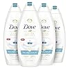 Dove Body Wash For All Skin Types Antibacterial Body Wash Protects from Dryness, 22 Fl Oz (Pack of 4)