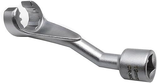 Miniatura 11 de Juego de 6 piezas de llaves de inyección de 1/2" Dr., llave de inyector de combustible diésel tipo L, llave de inyección de tipo abierto