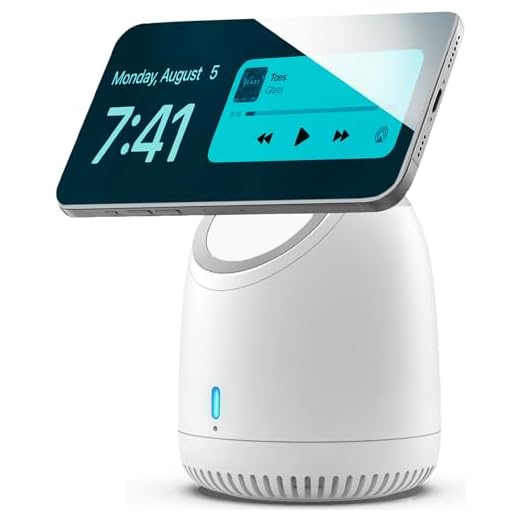 Thore Magnetic Speaker Stand for iPhone w/Wireless Charging (Compatible with MagSafe) 2023 Cool Tech Present for Men, Women and Teens - Portable Bluetooth Phone Dock