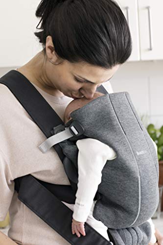 Babybjörn Baby Carrier Mini, 3D Jersey, Dark Grey #TOP2