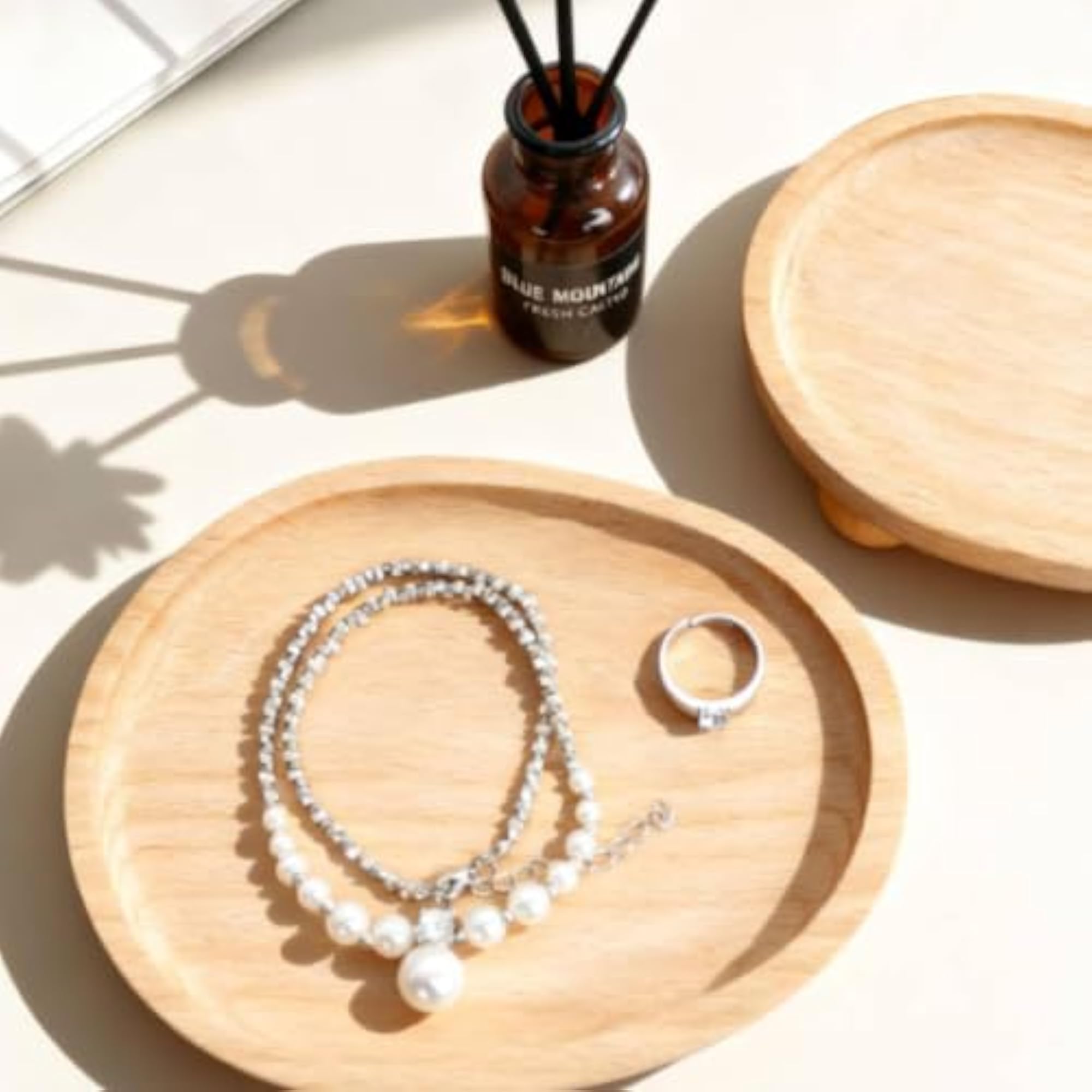 Oval Wood Tray, Minimalist
