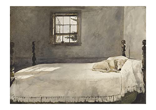 Poster Andrew Wyeth Master Bedroom pour décoration salon et chambre style épuré