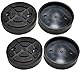 FILAVERSE - 4X Gummiauflagen Hebebühne Ø120/108mm Set | Speziell für Launch, Twin Busch, RP Tools 2-Säulen-Hebebühnen | Stabile & Sichere Auflage