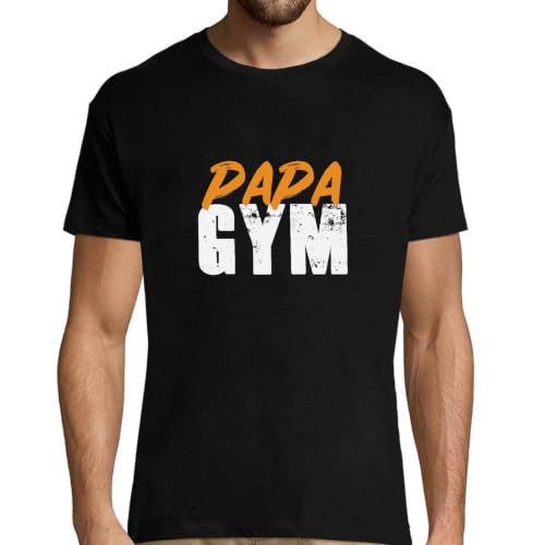 T-shirt homme papa gym humour : le cadeau original imprimé en France pour son anniversaire