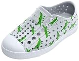 Native Shoes Unisex-Kids Jefferson Print Sneakers, Shell White/Shell White/Alligators, 8 Toddler