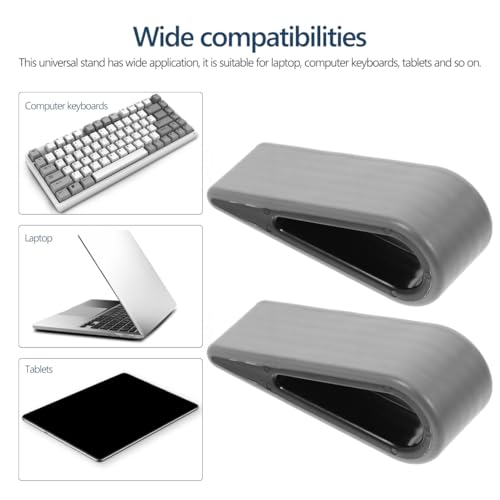 Base ergonómica para laptop ULTECHNOVO 2 piezas negra miniatura 5