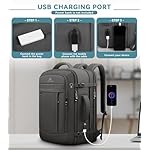 Travel Backpack, 50L Expandable Extra Large Laptop Backpack, Carry On Backpack Water Resistant Business Suitcase Daypack Bag Fits 17 Inch Laptops, Travel Gifts for Men Women, Black - Image 5