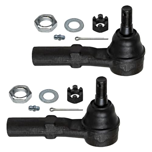 Image of Detroit Axle - 8pc Front End Suspension Kit for 4WD 02-05 Dodge Ram 1500, 2 Upper Control Arms + 2 Lower Ball Joints + 2 Sway Bar Links + 2 Outer Tie Rods 2002 2003 2004 2005 Replacement 5-Lug