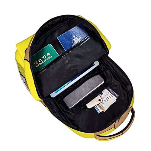 Cartable chèvre marron grand format noir avec port USB